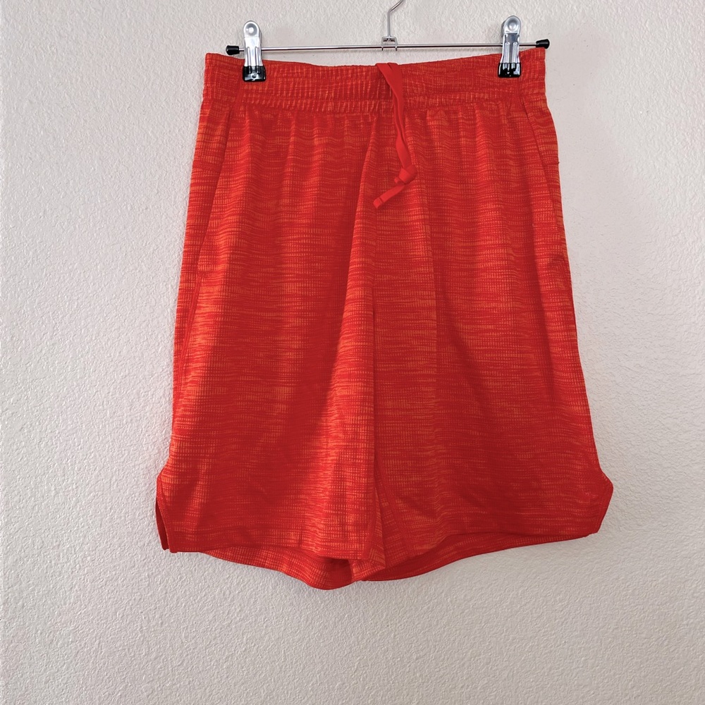 DSG Men's Marled Orange Athletic ShortsSize Small